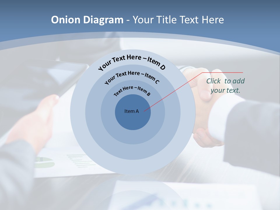 Lawn Purchase Hand PowerPoint Template
