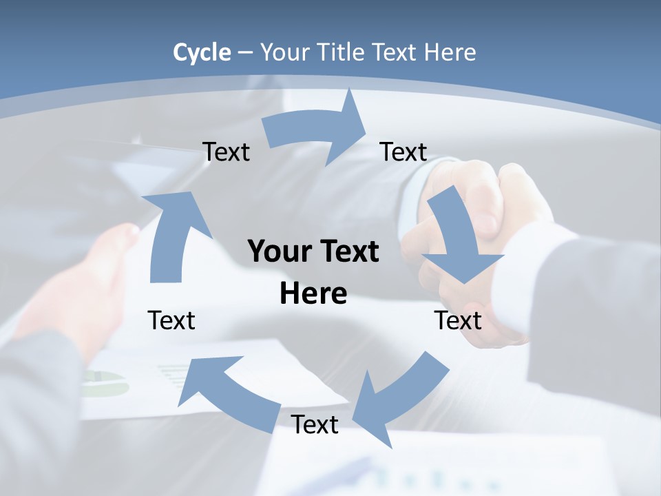 Lawn Purchase Hand PowerPoint Template