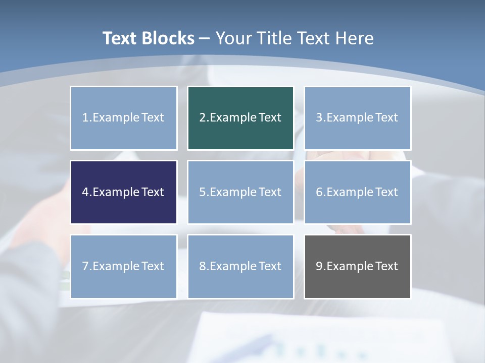 Lawn Purchase Hand PowerPoint Template