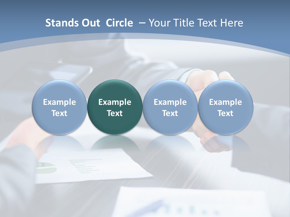 Lawn Purchase Hand PowerPoint Template