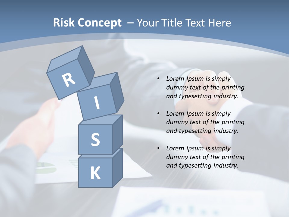 Lawn Purchase Hand PowerPoint Template