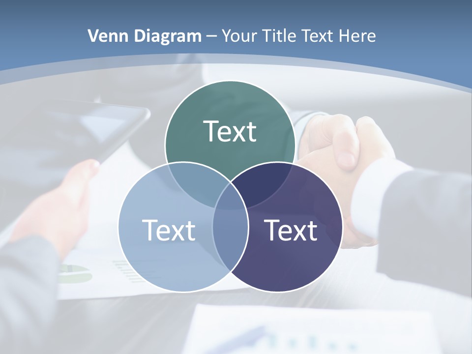 Lawn Purchase Hand PowerPoint Template