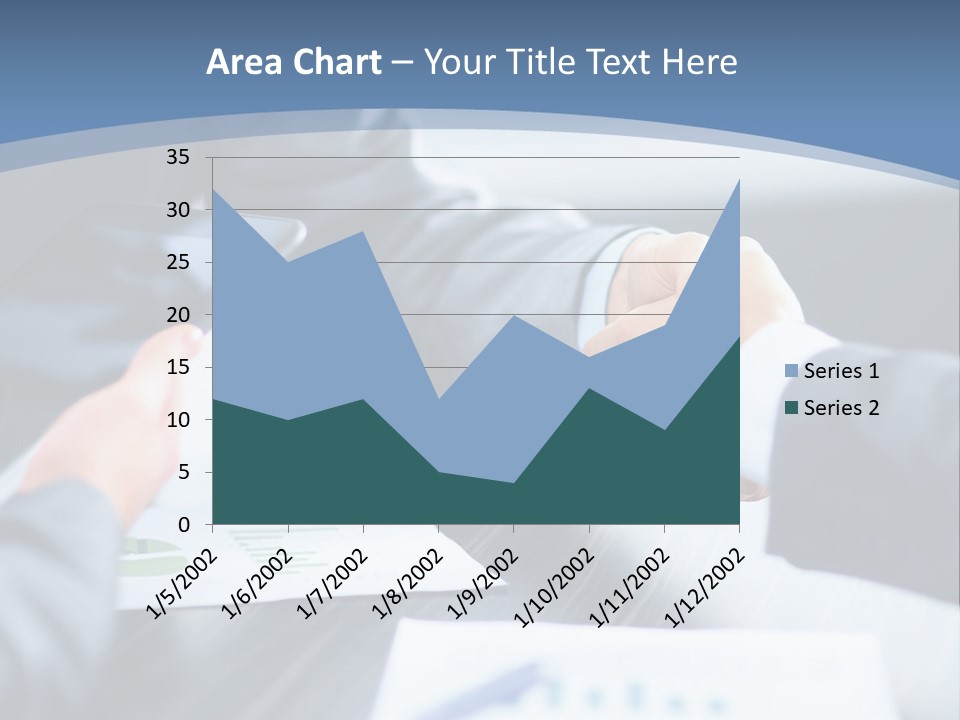 Lawn Purchase Hand PowerPoint Template