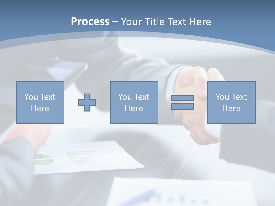 Lawn Purchase Hand PowerPoint Template