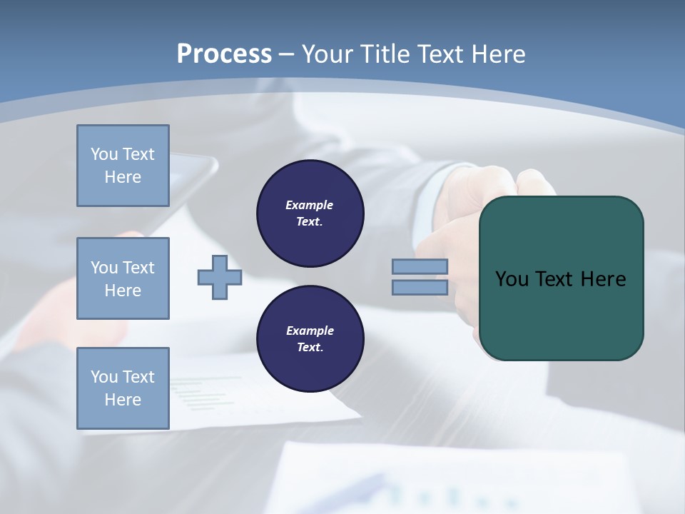 Lawn Purchase Hand PowerPoint Template