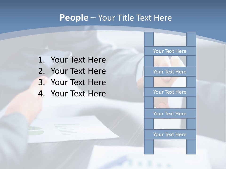 Lawn Purchase Hand PowerPoint Template