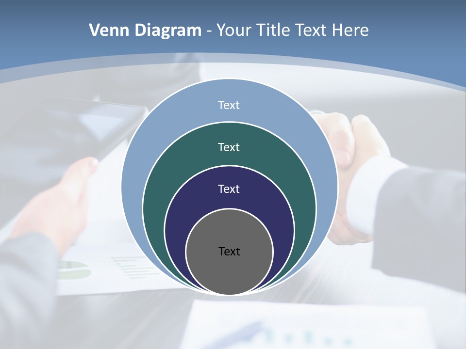 Lawn Purchase Hand PowerPoint Template