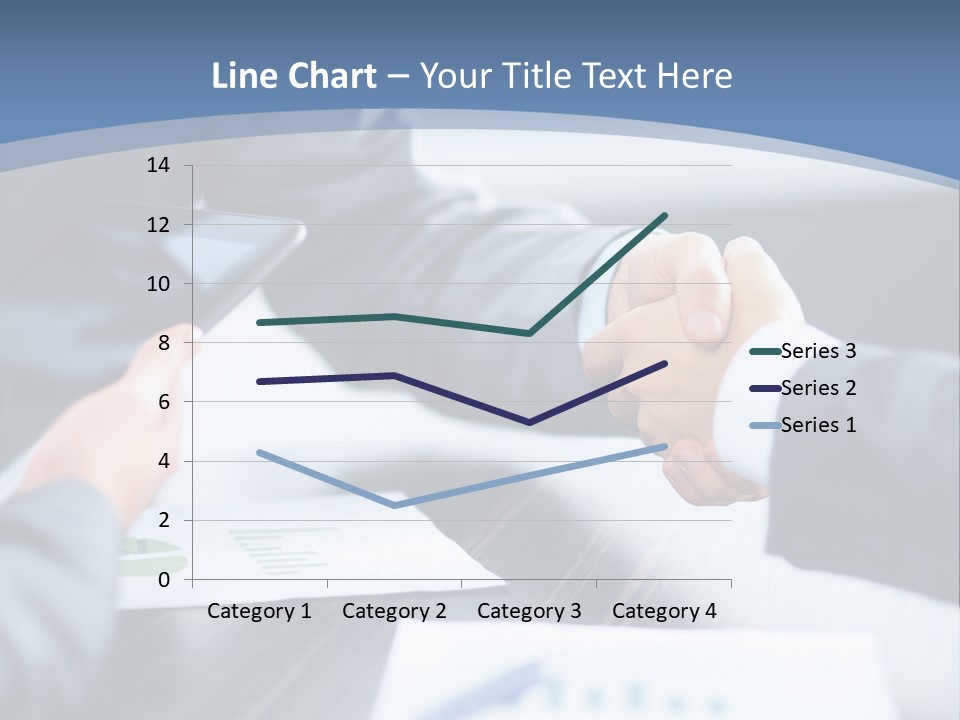 Lawn Purchase Hand PowerPoint Template