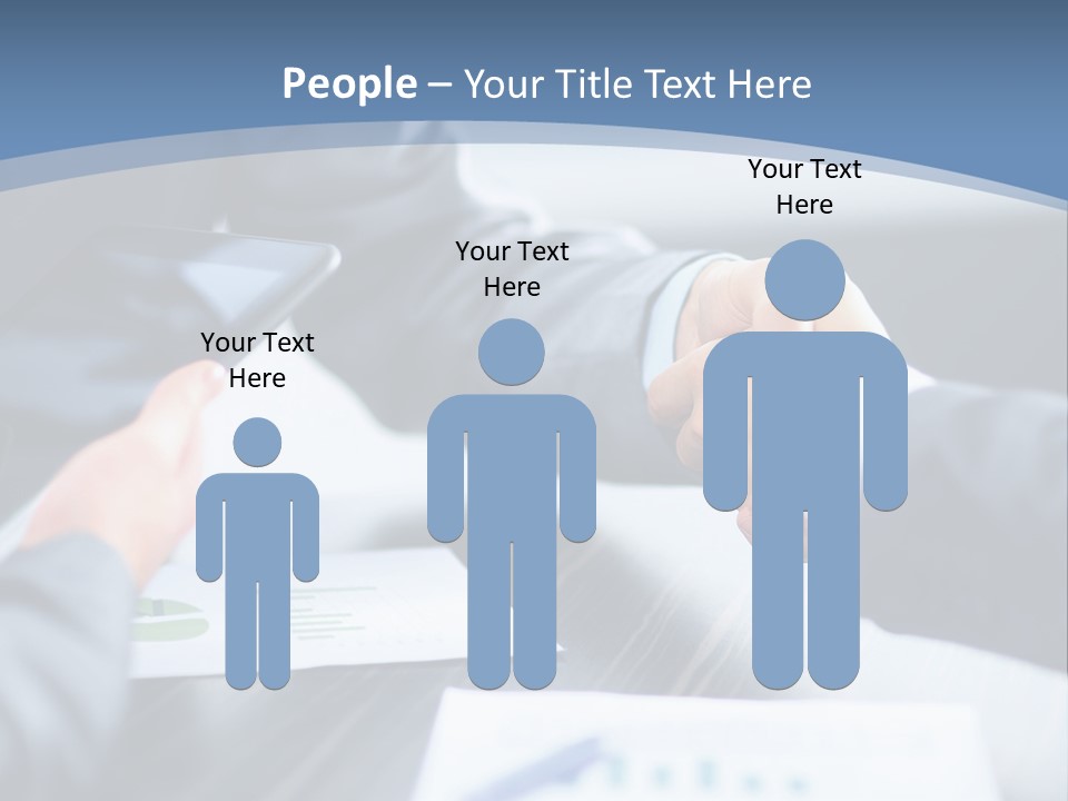 Lawn Purchase Hand PowerPoint Template