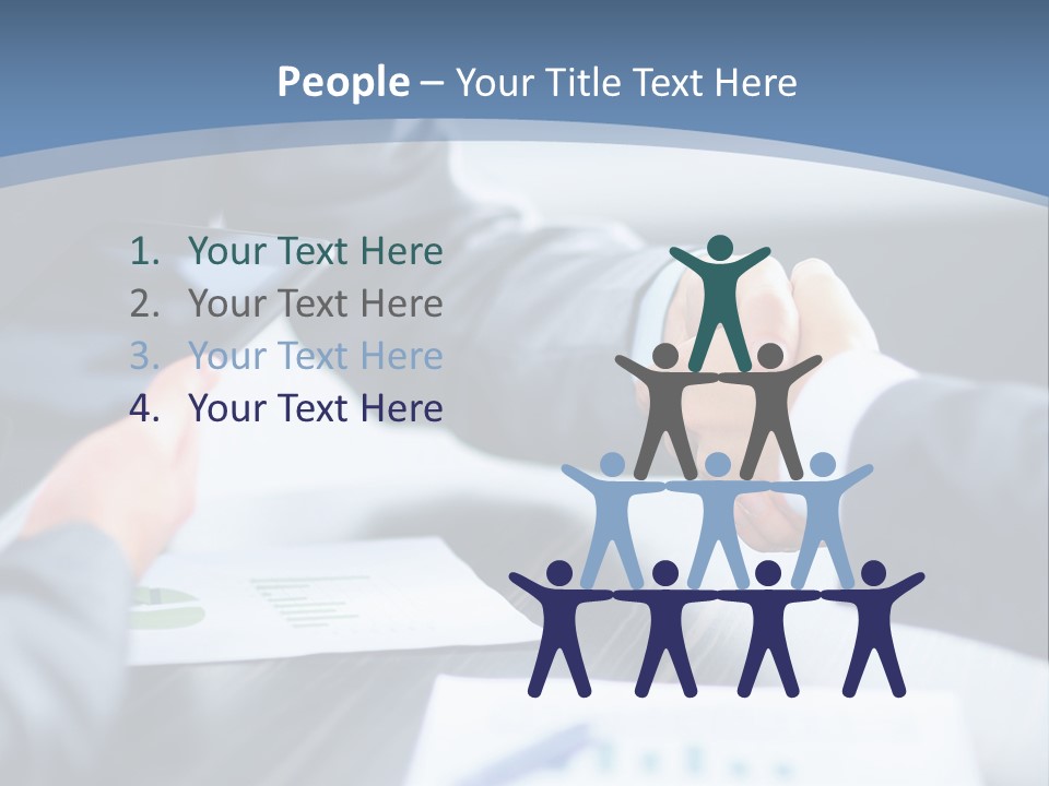 Lawn Purchase Hand PowerPoint Template