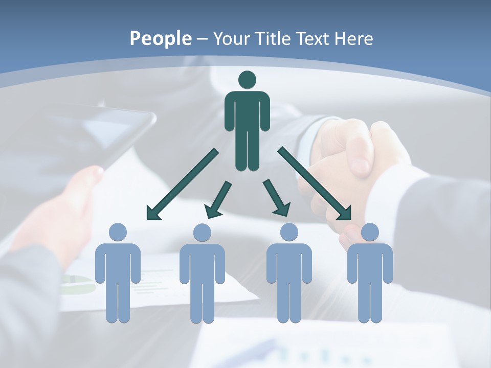 Lawn Purchase Hand PowerPoint Template