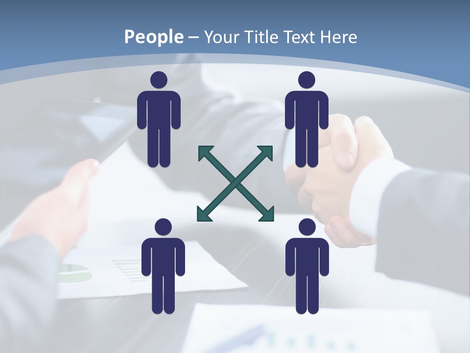 Lawn Purchase Hand PowerPoint Template