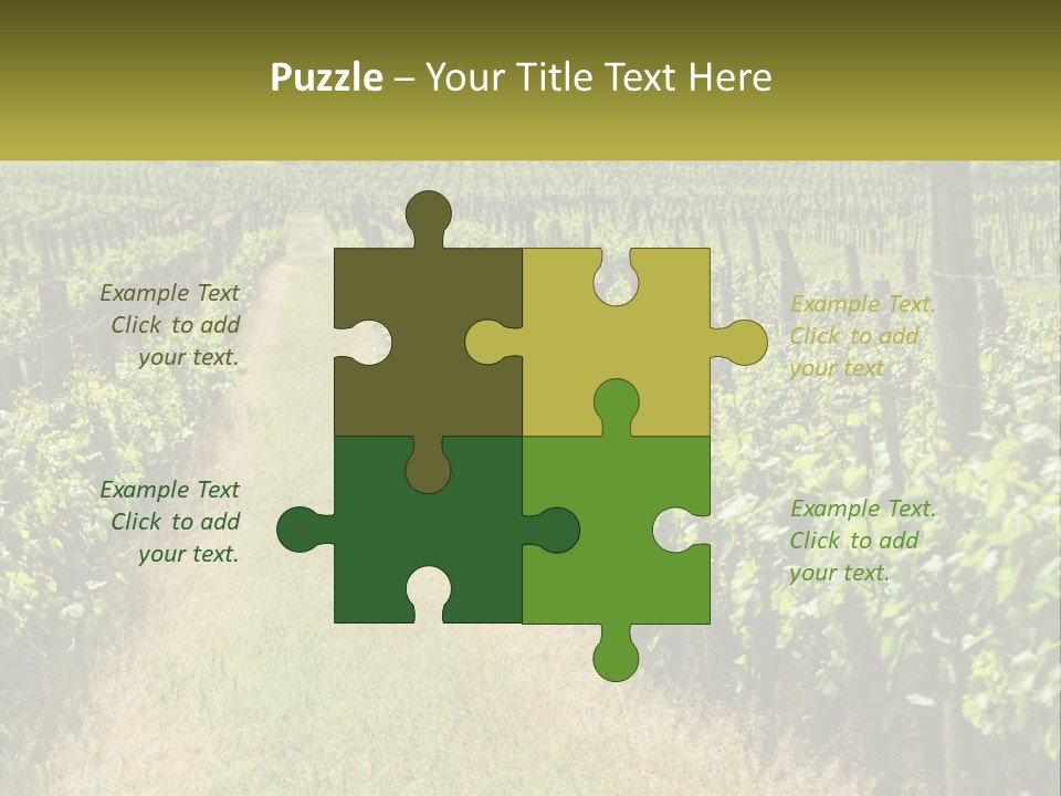 Ownership Small Garden PowerPoint Template