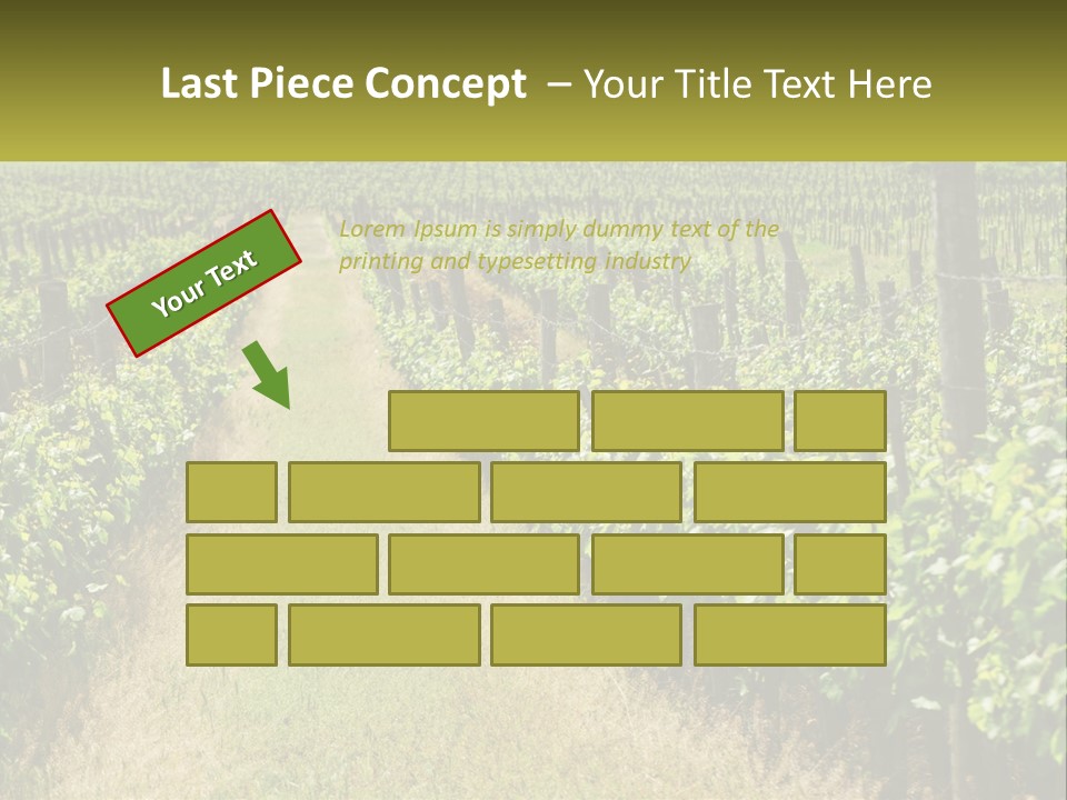 Ownership Small Garden PowerPoint Template