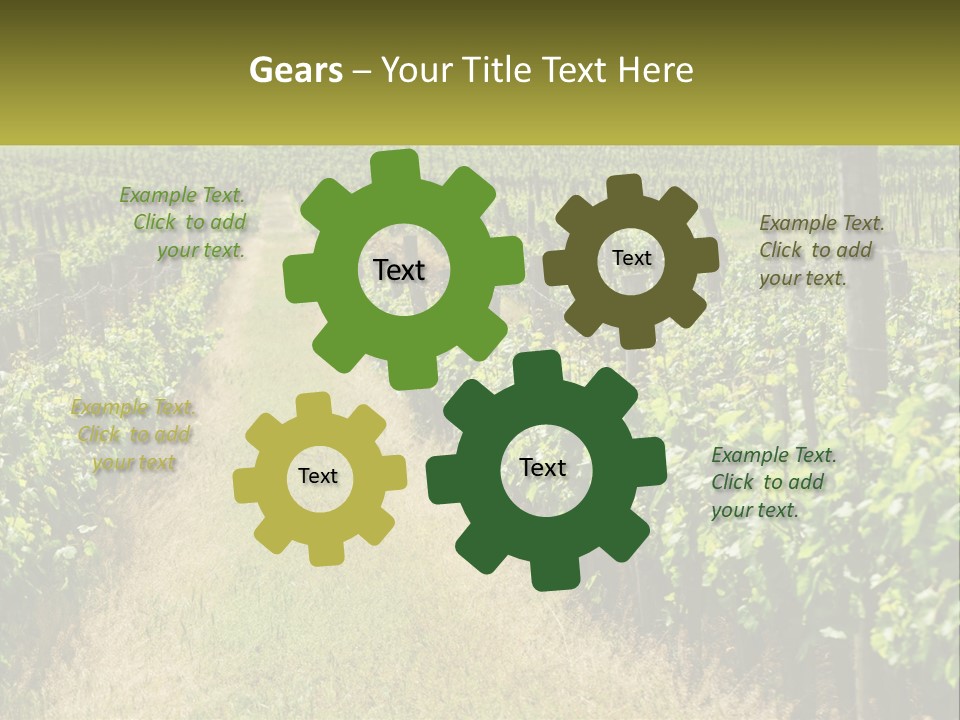 Ownership Small Garden PowerPoint Template