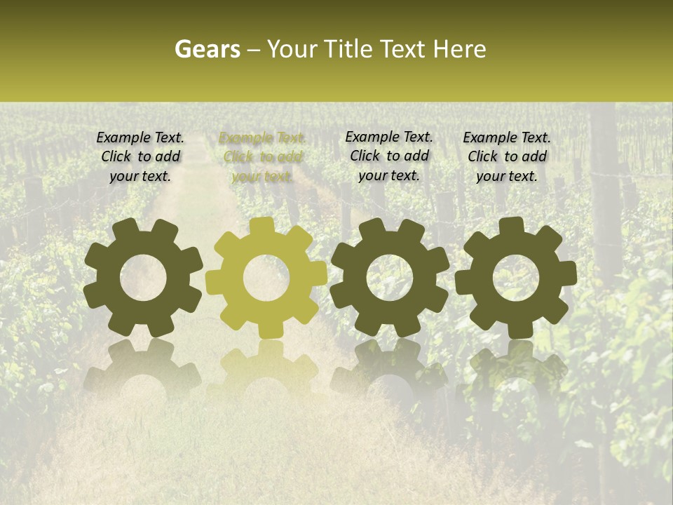 Ownership Small Garden PowerPoint Template