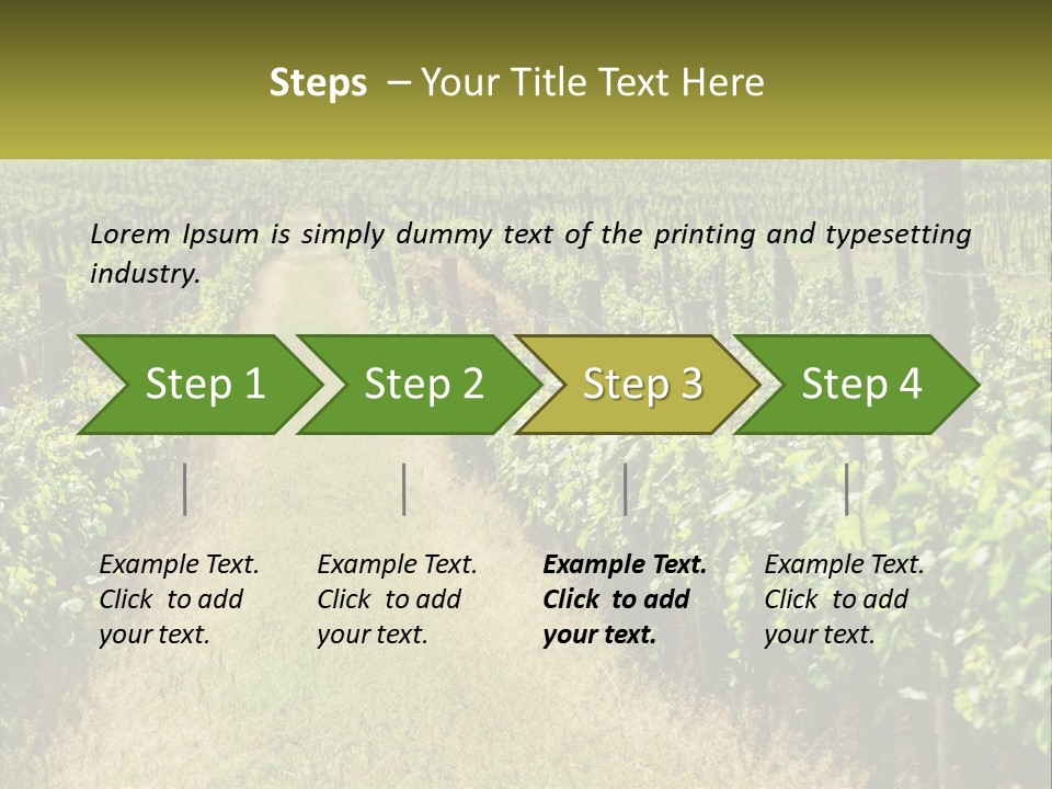 Ownership Small Garden PowerPoint Template