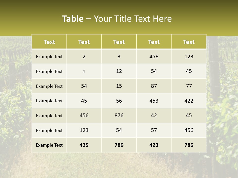 Ownership Small Garden PowerPoint Template