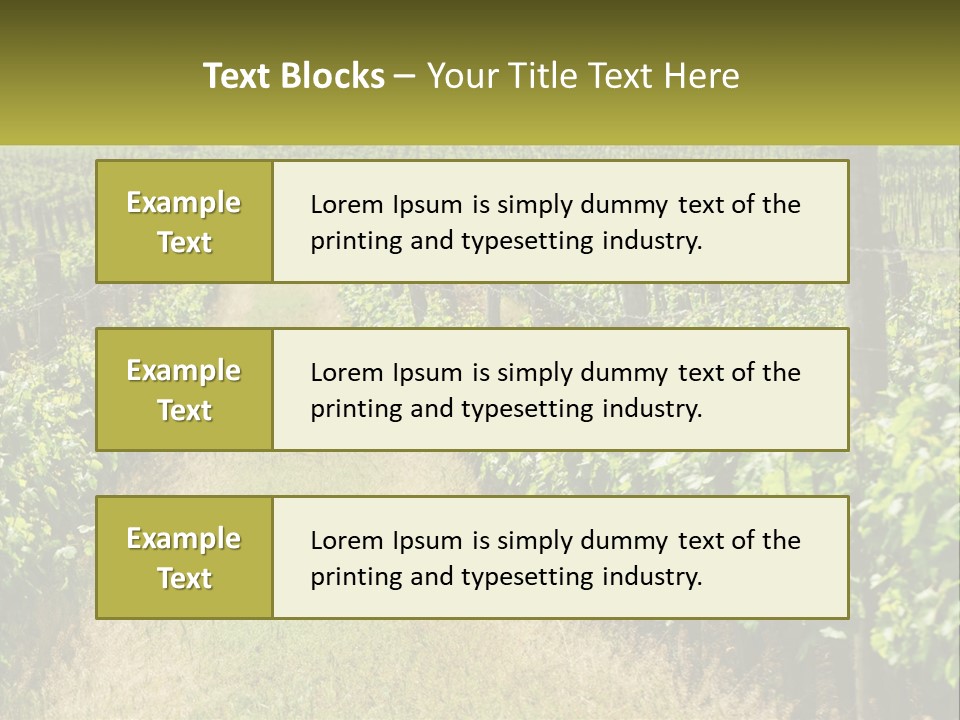 Ownership Small Garden PowerPoint Template