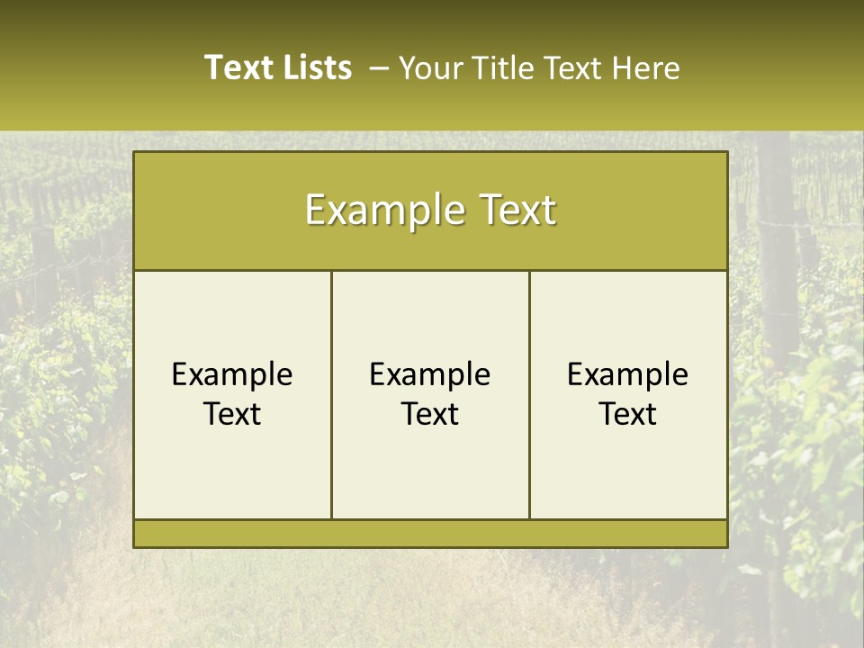 Ownership Small Garden PowerPoint Template