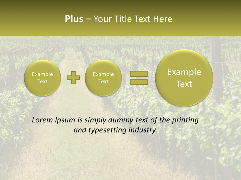 Ownership Small Garden PowerPoint Template