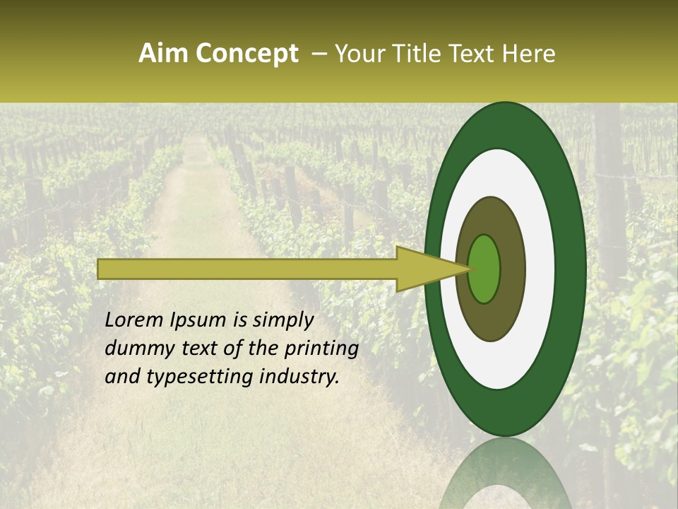 Ownership Small Garden PowerPoint Template