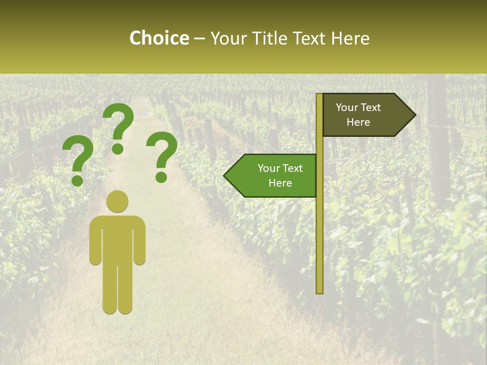 Ownership Small Garden PowerPoint Template