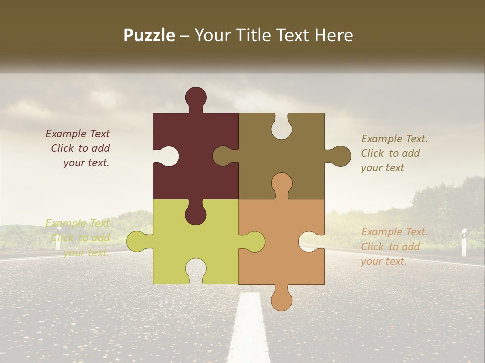 Cloud Construction Grass PowerPoint Template