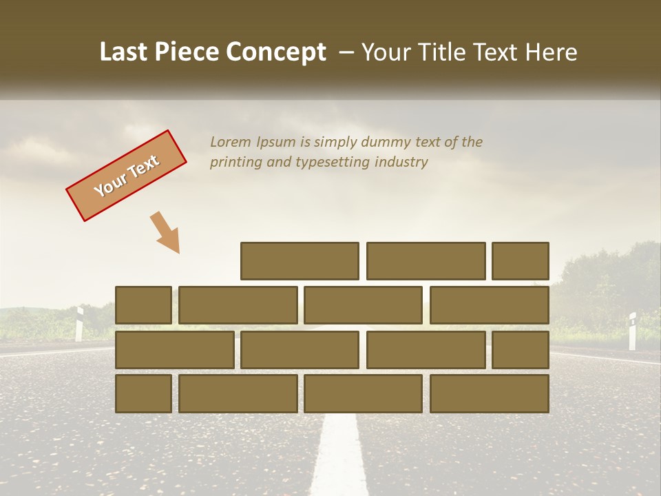 Cloud Construction Grass PowerPoint Template