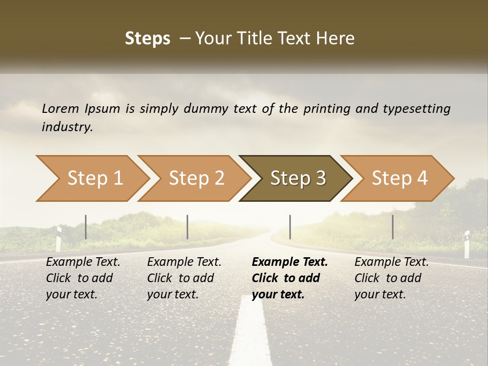 Cloud Construction Grass PowerPoint Template