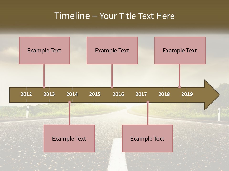Cloud Construction Grass PowerPoint Template