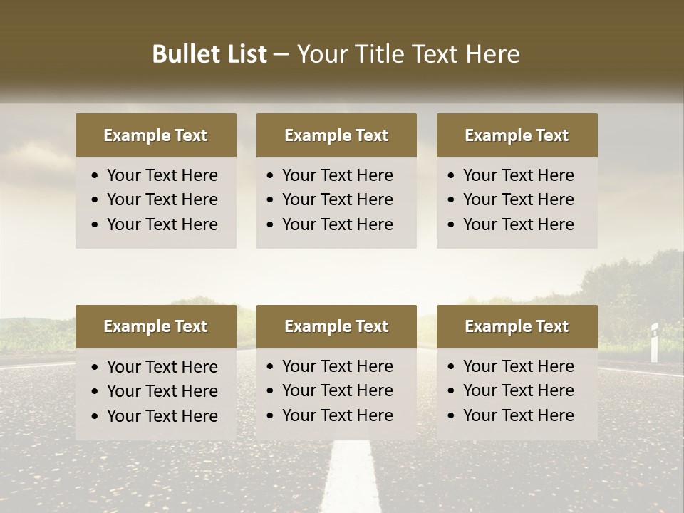 Cloud Construction Grass PowerPoint Template