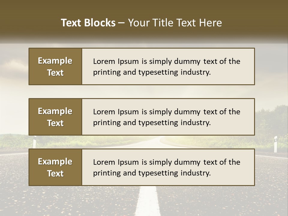 Cloud Construction Grass PowerPoint Template