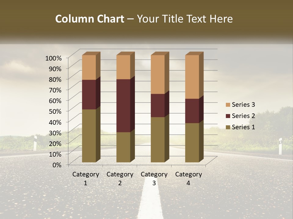 Cloud Construction Grass PowerPoint Template
