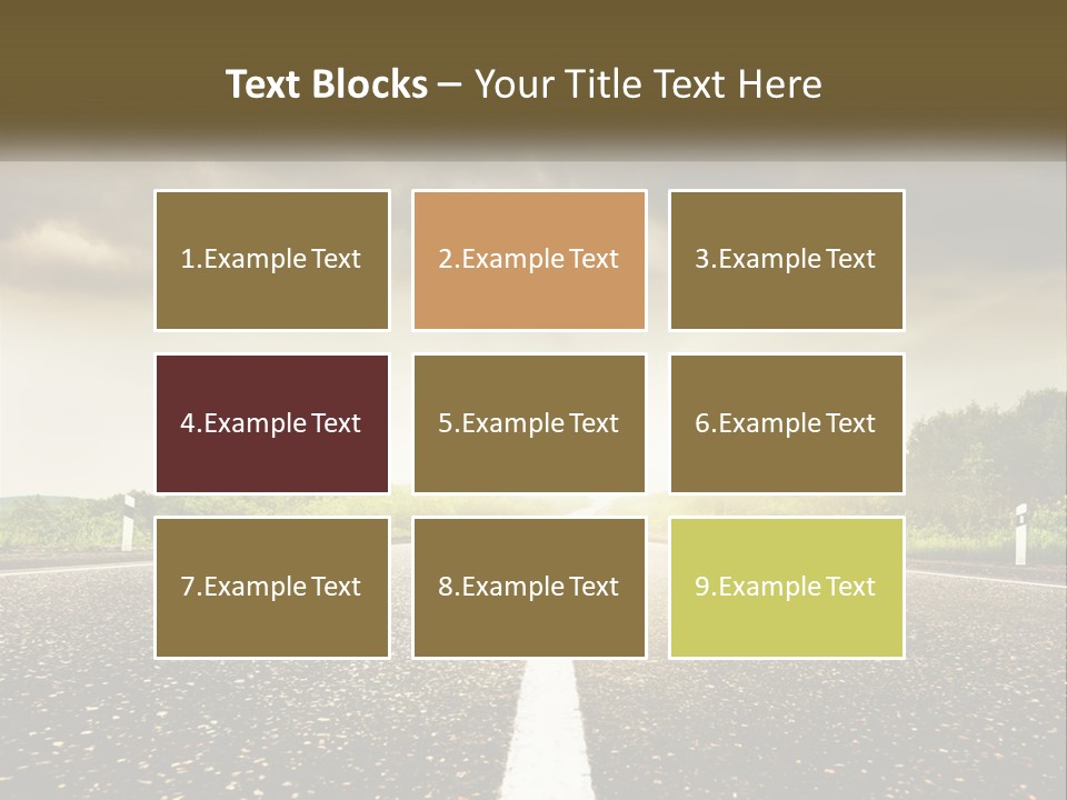 Cloud Construction Grass PowerPoint Template