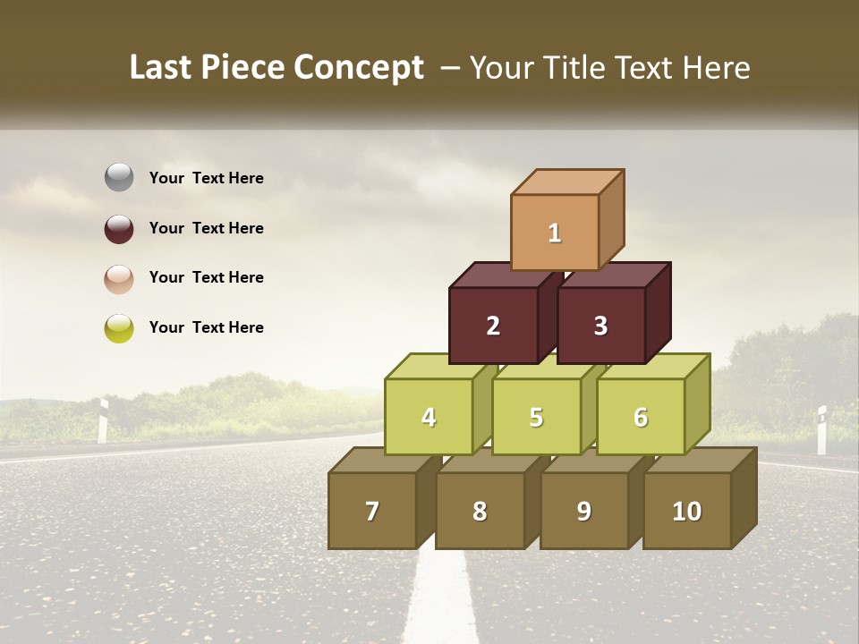 Cloud Construction Grass PowerPoint Template