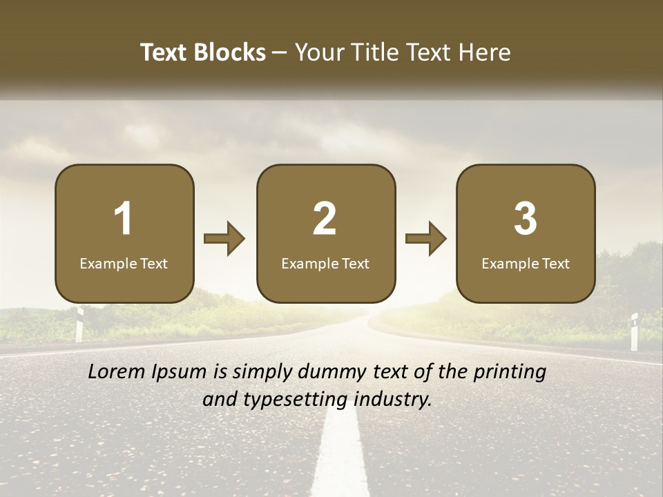 Cloud Construction Grass PowerPoint Template