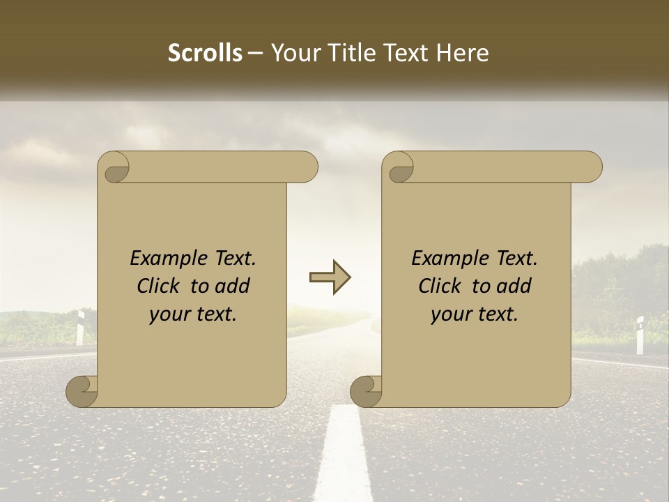 Cloud Construction Grass PowerPoint Template