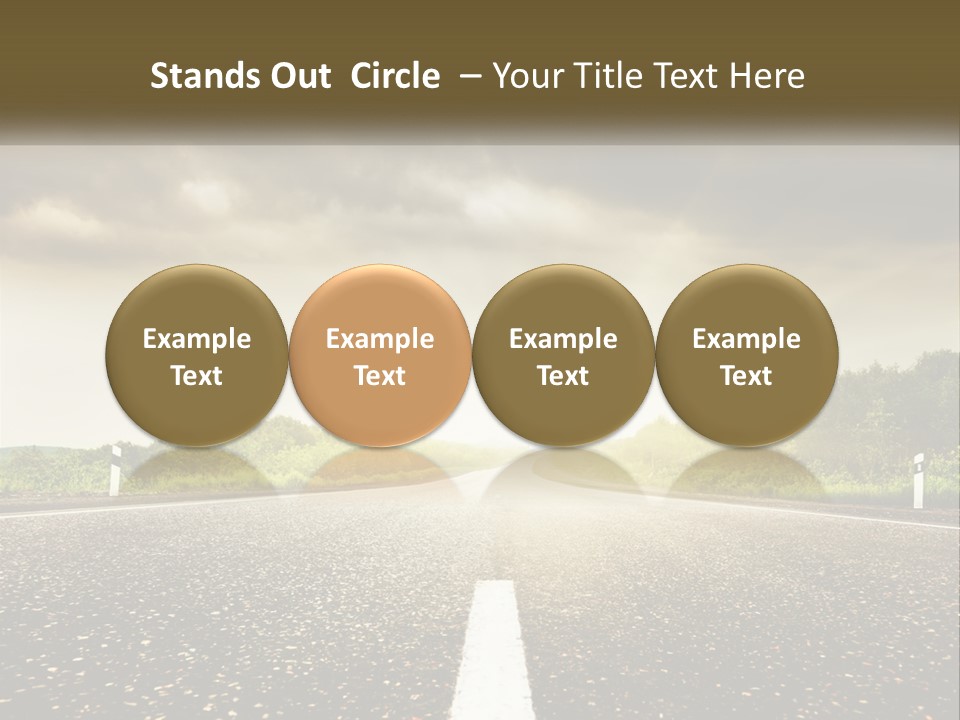 Cloud Construction Grass PowerPoint Template