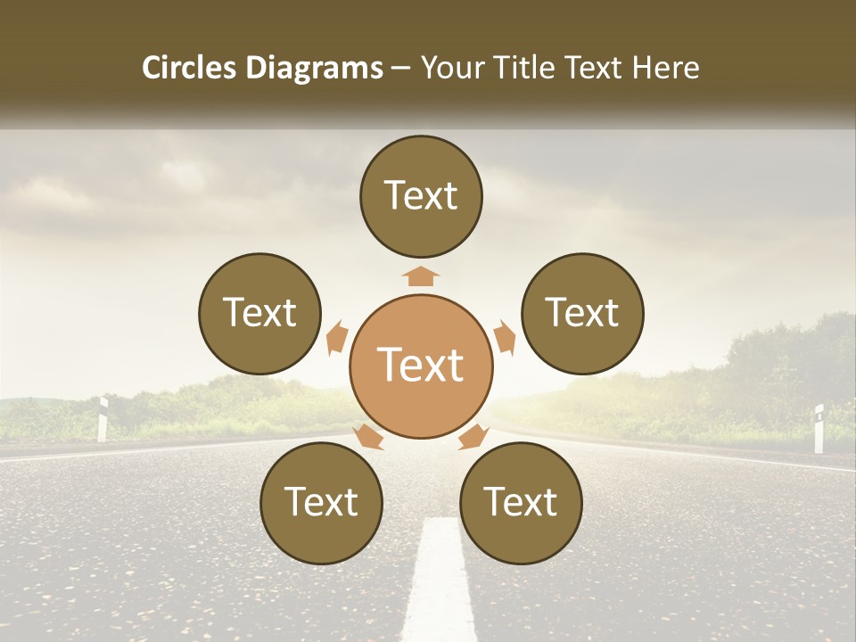 Cloud Construction Grass PowerPoint Template