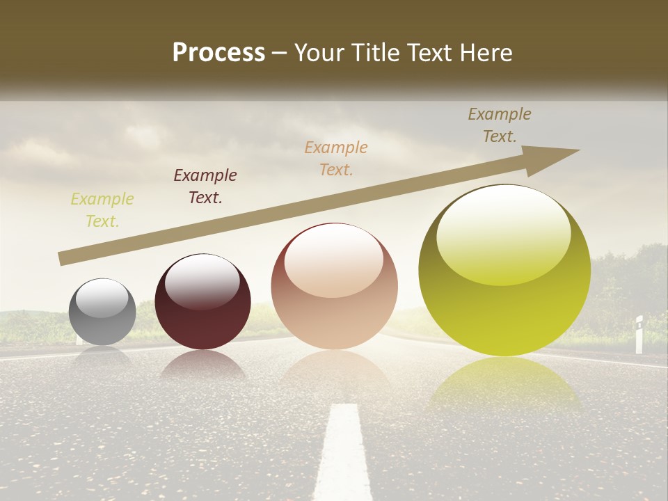 Cloud Construction Grass PowerPoint Template