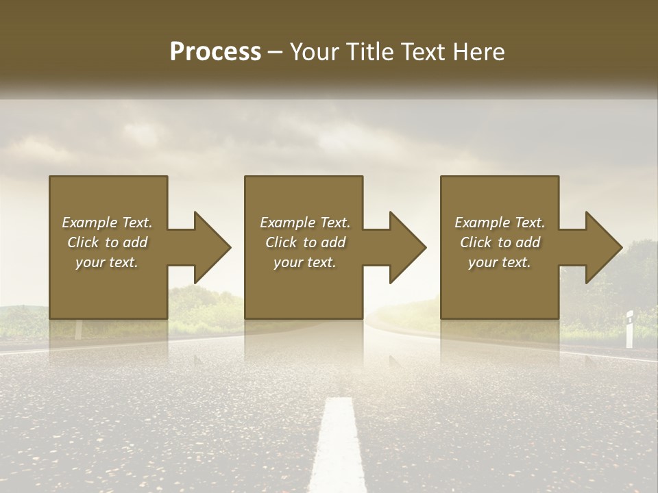 Cloud Construction Grass PowerPoint Template