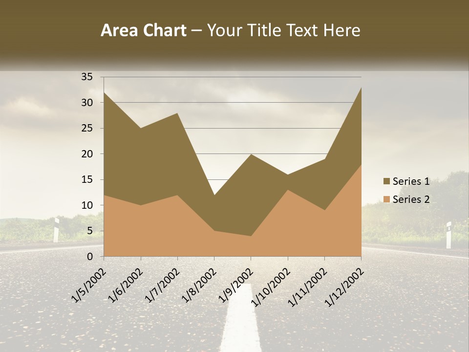 Cloud Construction Grass PowerPoint Template