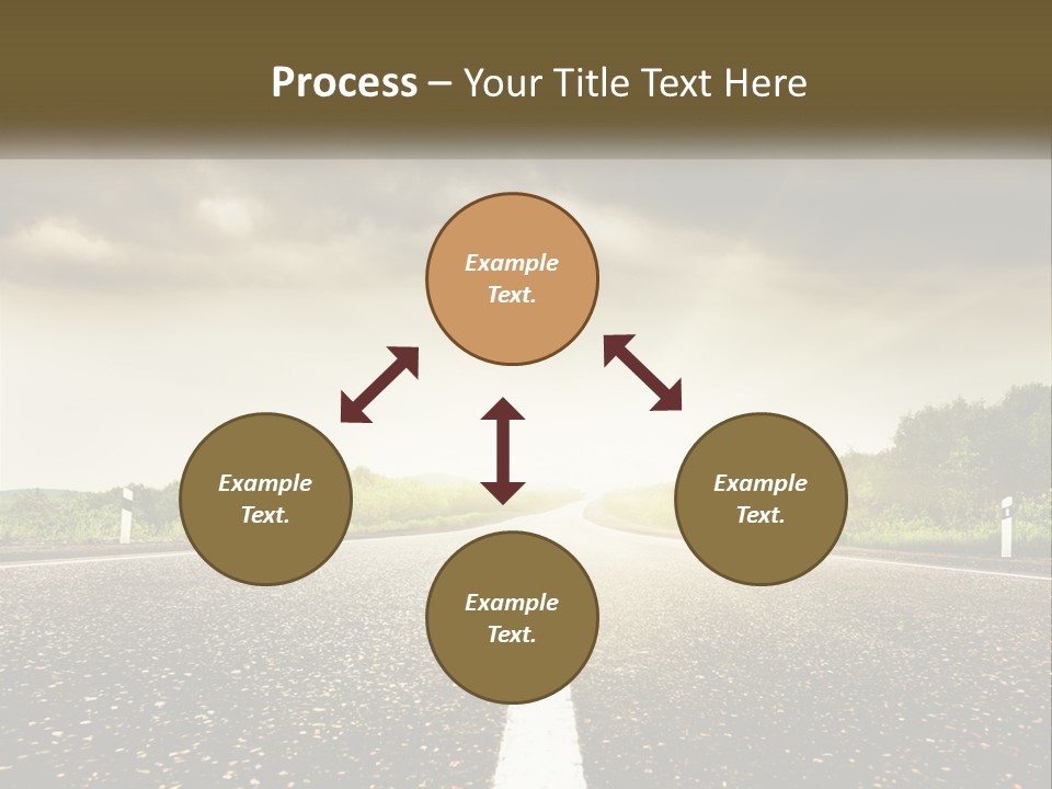 Cloud Construction Grass PowerPoint Template