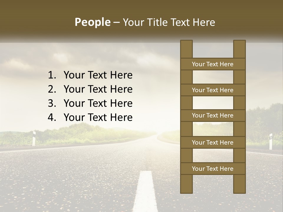 Cloud Construction Grass PowerPoint Template