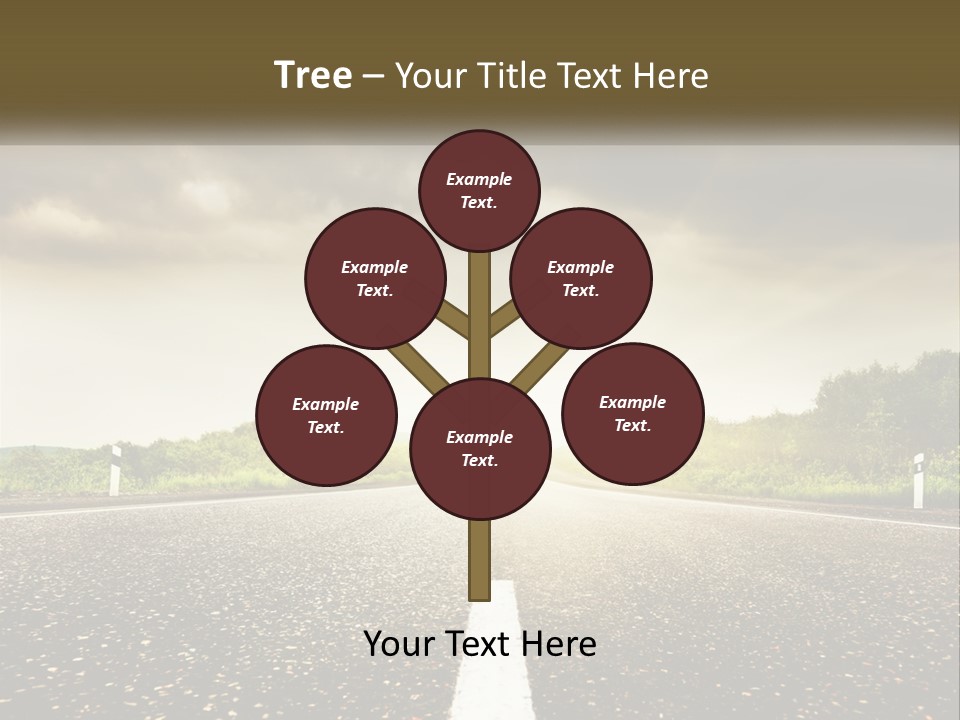 Cloud Construction Grass PowerPoint Template