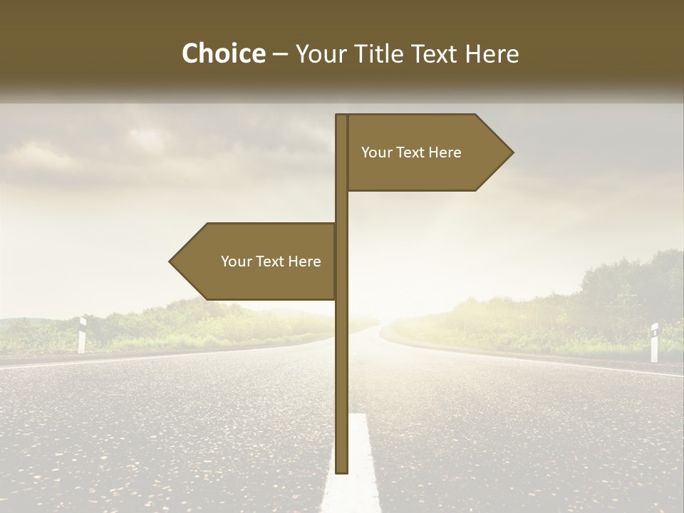 Cloud Construction Grass PowerPoint Template