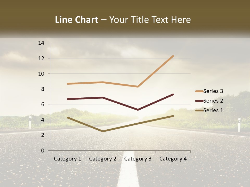 Cloud Construction Grass PowerPoint Template