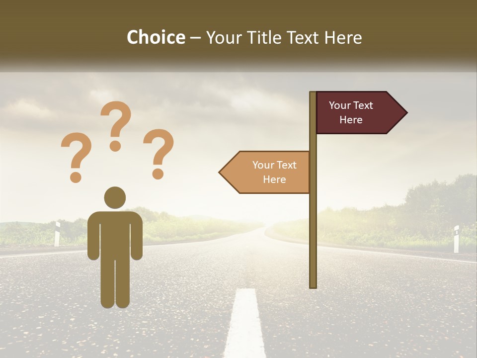 Cloud Construction Grass PowerPoint Template