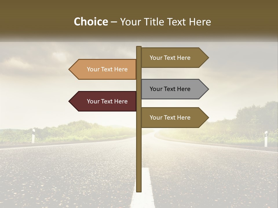 Cloud Construction Grass PowerPoint Template